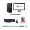 Postazione completa - Pc I5-6500 + monitor 20" + Kit tastiera e mouse USB + Chiavetta USB Wifi Omaggio